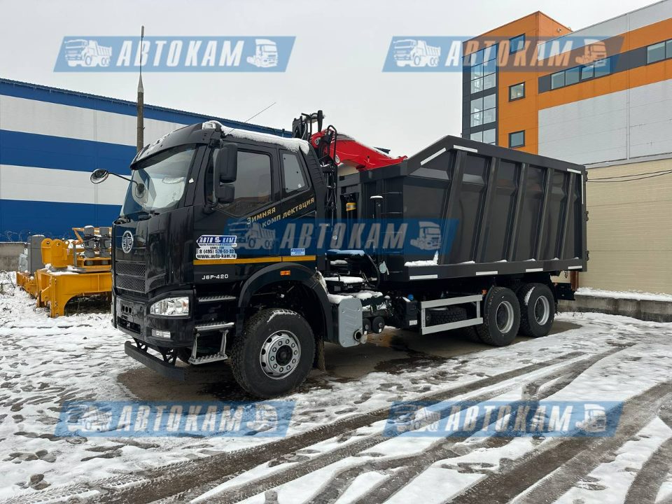 FAW 6x4 · КМУ · 2025 г. - фото