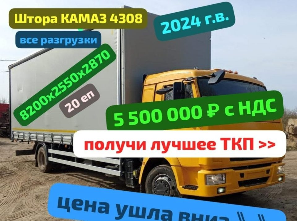 КАМАЗ 4308 · Шасси и бортовые · 2024 г. · Нижний Новгород - фото